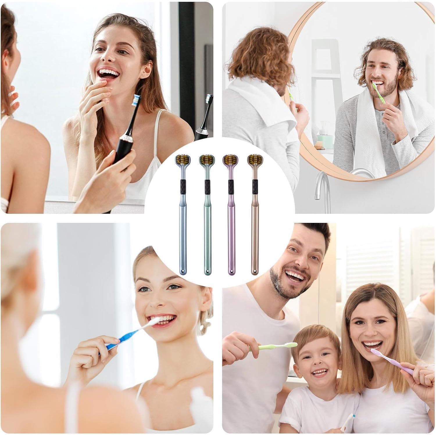 🔥Three Sided Soft Hair Toothbrush🔥(Free Home Delivery)